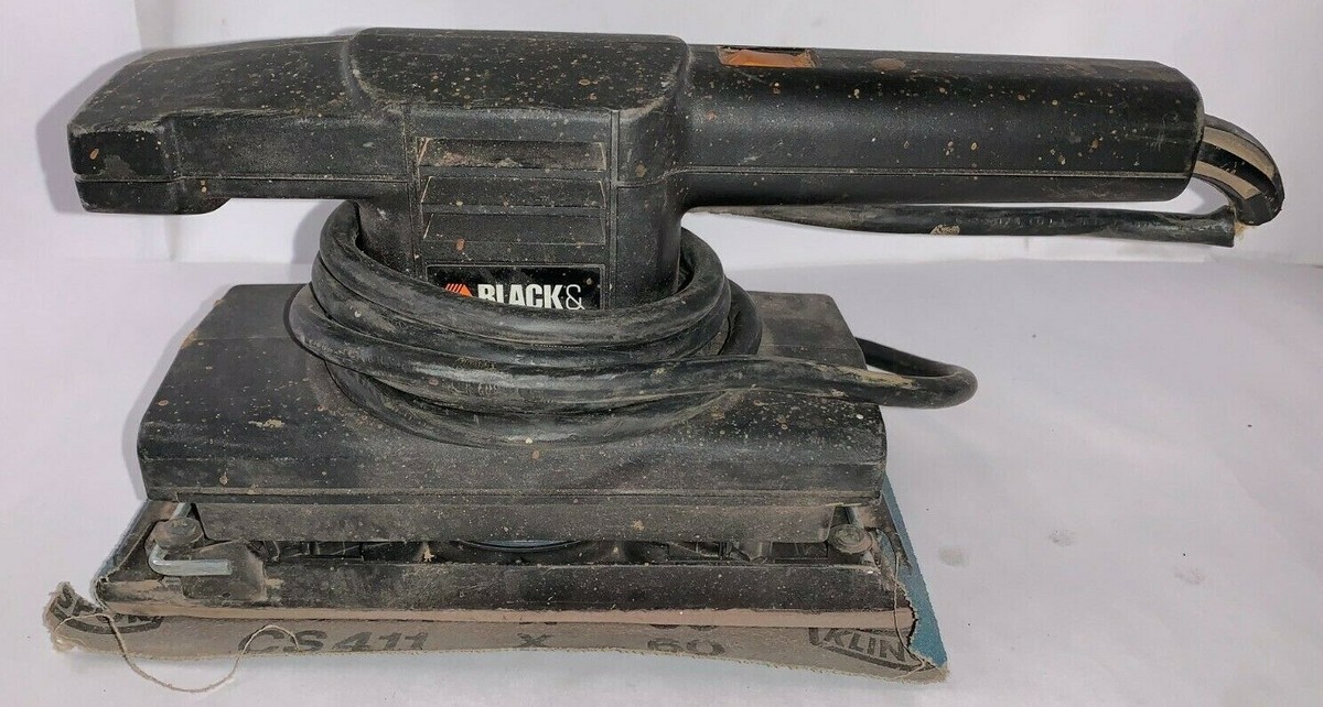 BLACK AND DECKER HAND PAD SANDER, 7448, TYPE 5, 15000 OPM, 1.6 A