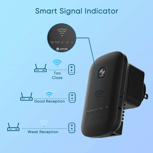 WiFi Range Extender -750Mbps WiFi Repeater Wireless Signal Booster 2.4 & 5GHz - Picture 6 of 7