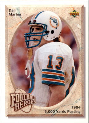 1992 Upper Deck Dan Marino Heroes #30 Dan Marino 5000 YD