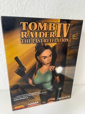 TOMB RAIDER IV (4) - PC/CD - BIG BOX - NEU - SEALED - DEUTSCH - TANDEM - NO VGA