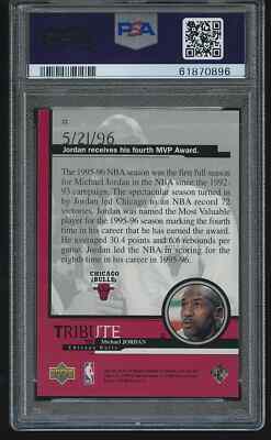 Michael Jordan 1999 Upper Deck Tribute 1995 MVP #22 PSA 8 | eBay