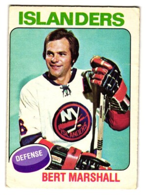 1975-76 O-Pee-Chee #72 Bert Marshall New York Islanders OPC SKU#VS1118