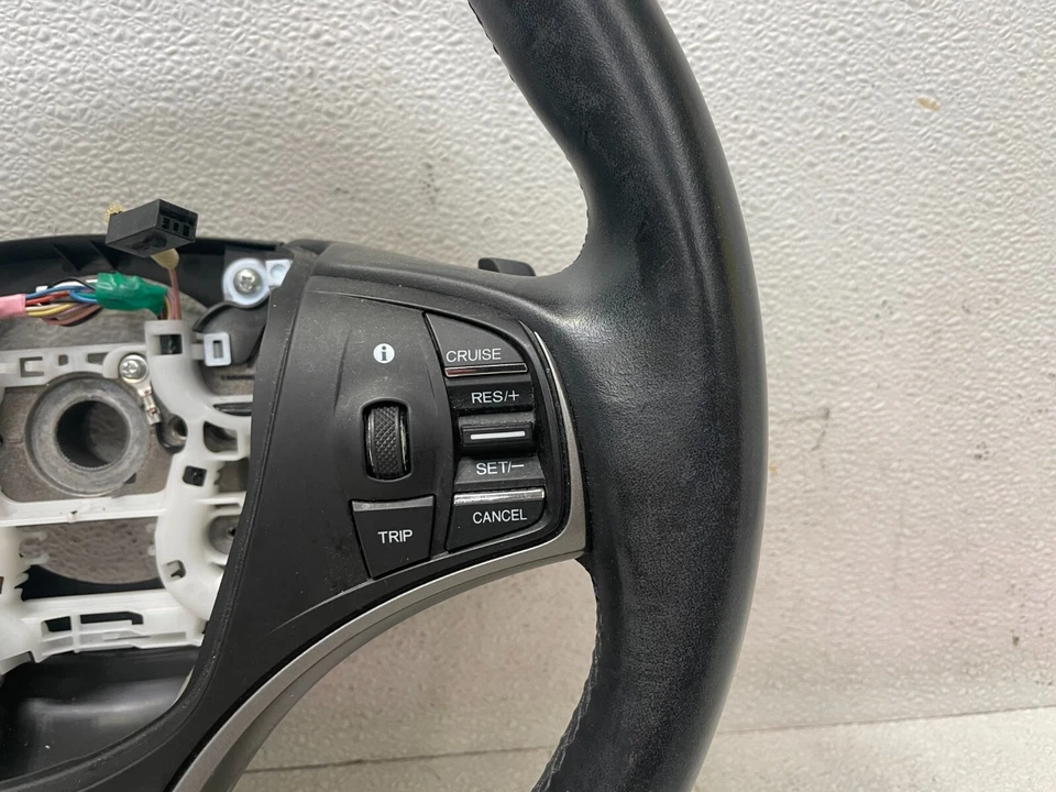 Volante Acura RLX 2014 2015 2016 2017 con controles cuero negro 1360 OEM Foto 2 de 4