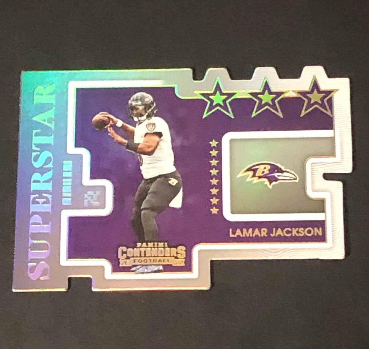 2022 Contenders Lamar Jackson Superstar **Case Hit** Die Cut SSP