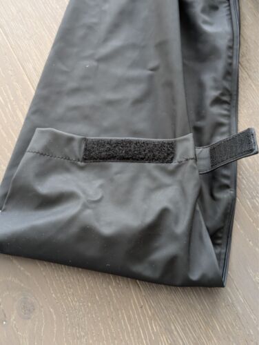 iXS Waterproof Motorcycle Rain Wear Jacket SAINT Mens 2XL Black X79303-003 - Picture 15 of 23