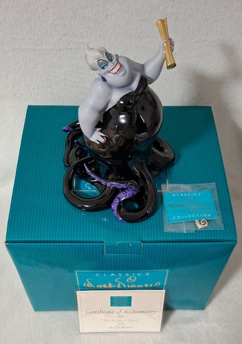 WDCC The Little Mermaid URSULA We Made a Deal + **Charm* Disney Figur +BOX/COA