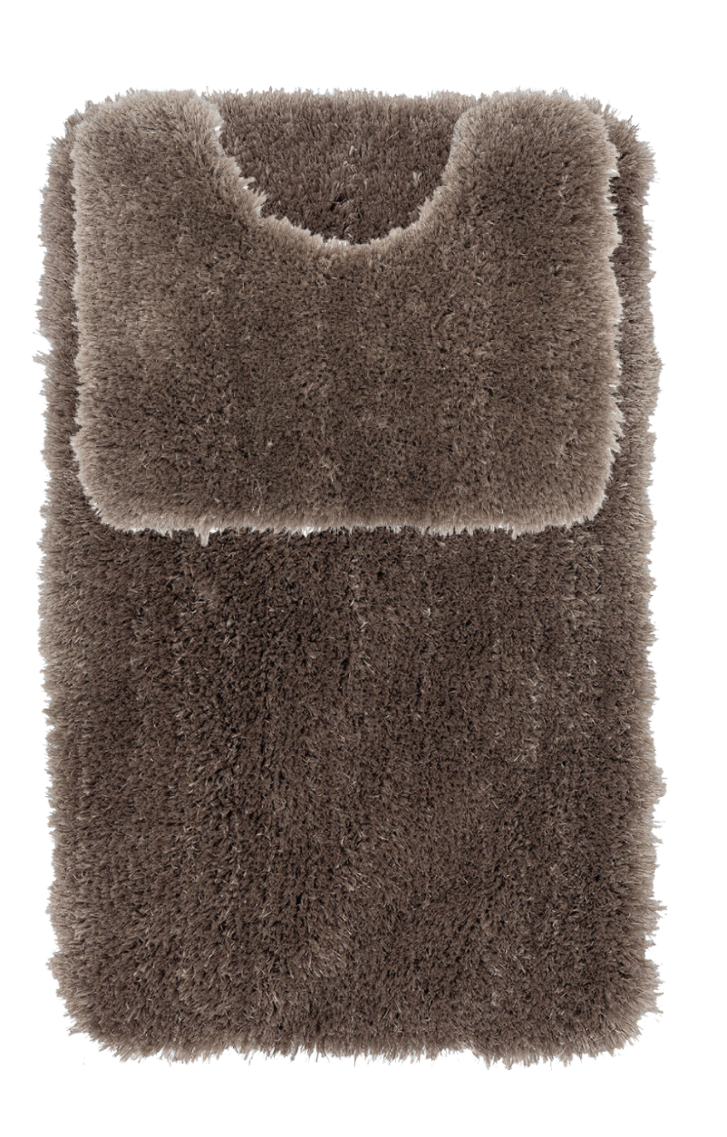 SOFT fluffy BATH MAT SET Non Slip Pedestal Mat for Toilet, Bathroom