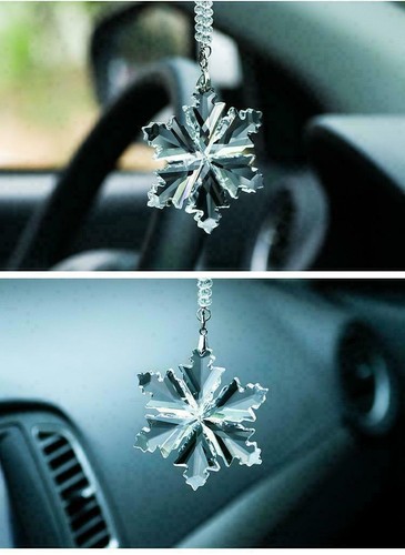 Crystal Large Annual Edition Christmas Gift Ornament New Snowflake Holiday - Picture 11 of 12