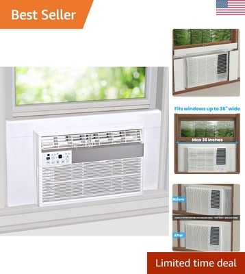 BreezeStop Surround Insulation Side Panels for Window AC - Insulates Heat & Cold