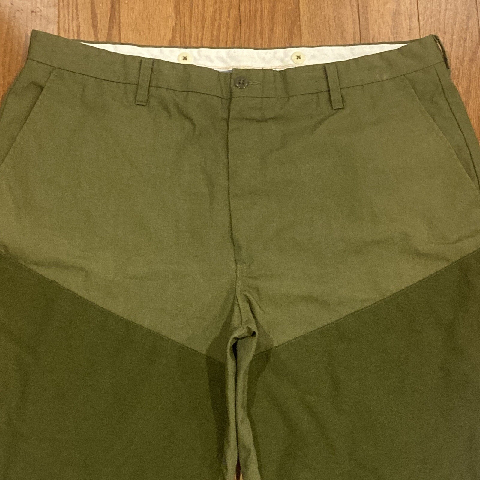 Vintage Rattlers Brand Olive Snake Bite Brush Pants Size 40x30 Made