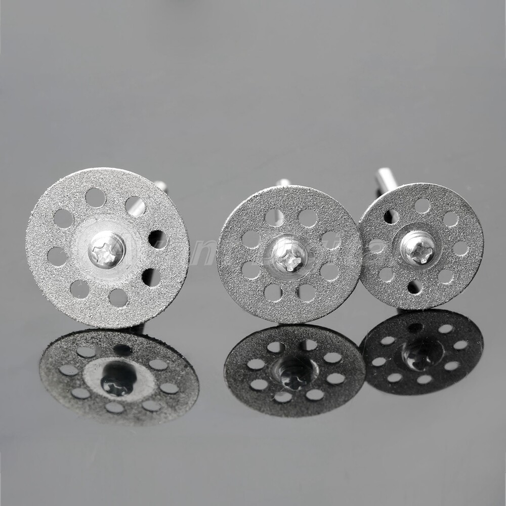 10Pcs Diamond Cut Off Discs Wheel Blades Set For Power Drill Craft Rotary Tool E - Foto 7