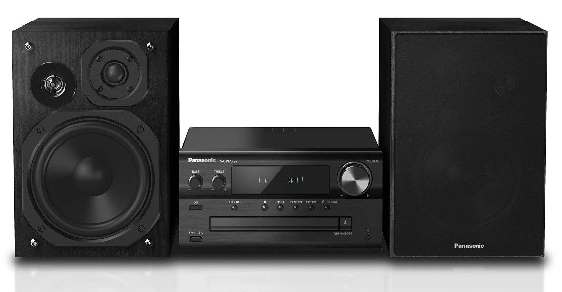 Panasonic SC-PMX92EB-K 120W Micro Hi-Fi System DAB+ Blueetooth CD Player