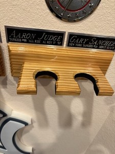 Bat Holder Bat Rack Holds Two Bats