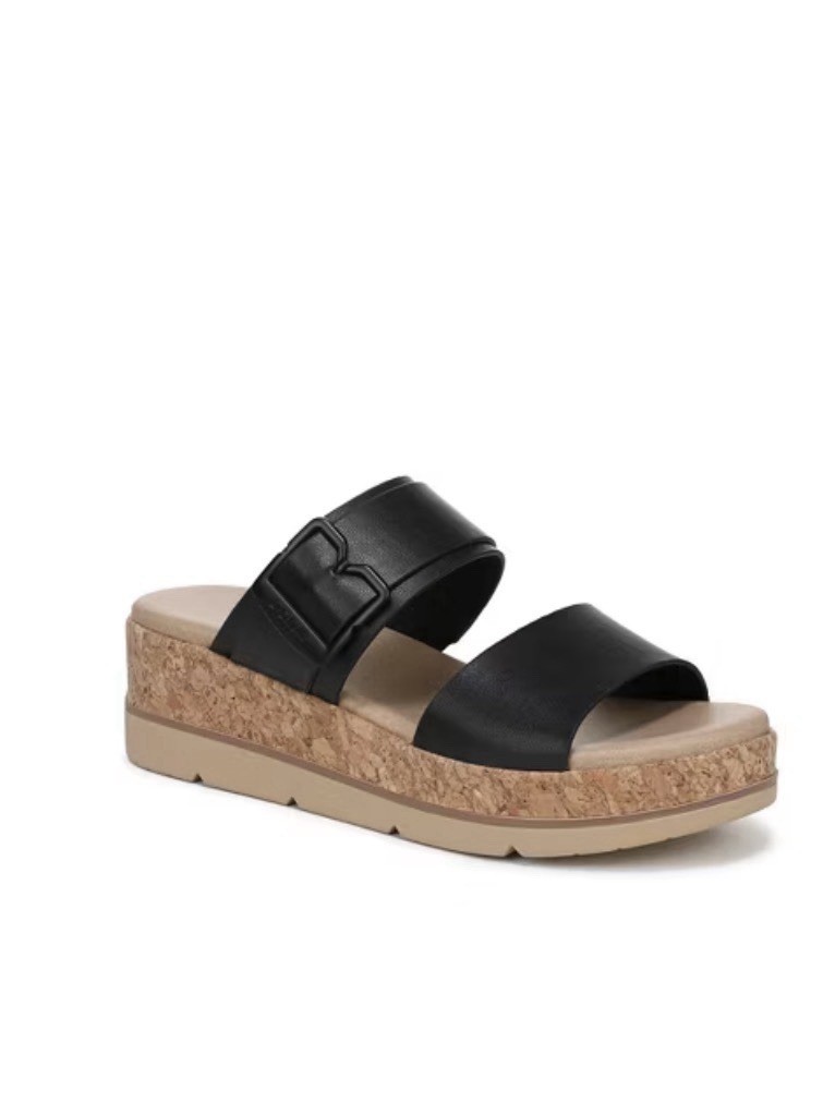 Dr. Scholl's Once More Slide Sandals – Women's Size 10 – Black – Brand New