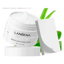 LANBENA Blackhead Remover Peel Off Mask 60pcs Pore Cleansing Facial Treatment