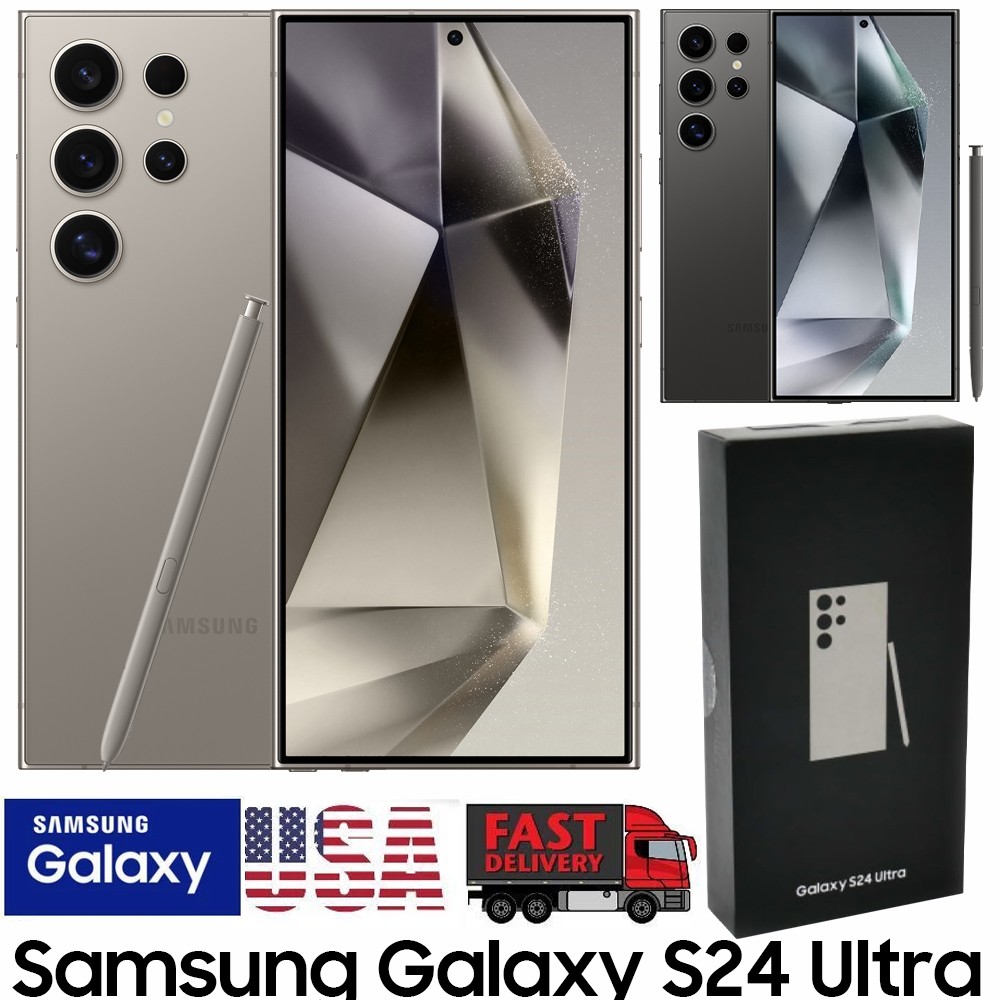 Samsung Galaxy S24 Ultra - 256 GB - Titanium Black (Unlocked) for