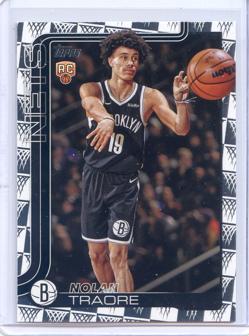 2025-26 Topps Rookie RC Season Tip Off #219 Nolan Traore, Brooklyn