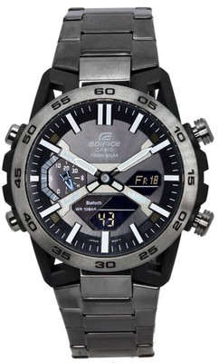 Casio EDIFICE Sospensione BLUETOOTH Alarm Tough Solar ECB-2000DC-1A Mens Watch