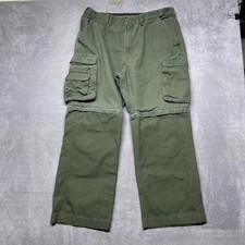 Boy Scouts of America Convertible Cargo Uniform Pants Mens 36 Green Classic Fit