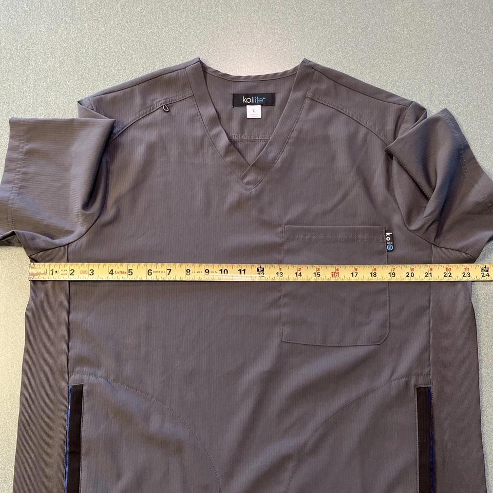 Мужской скраб-топ KOI Lite 667 Force Performance темно-серый размер большой - Изображение 4 из 4