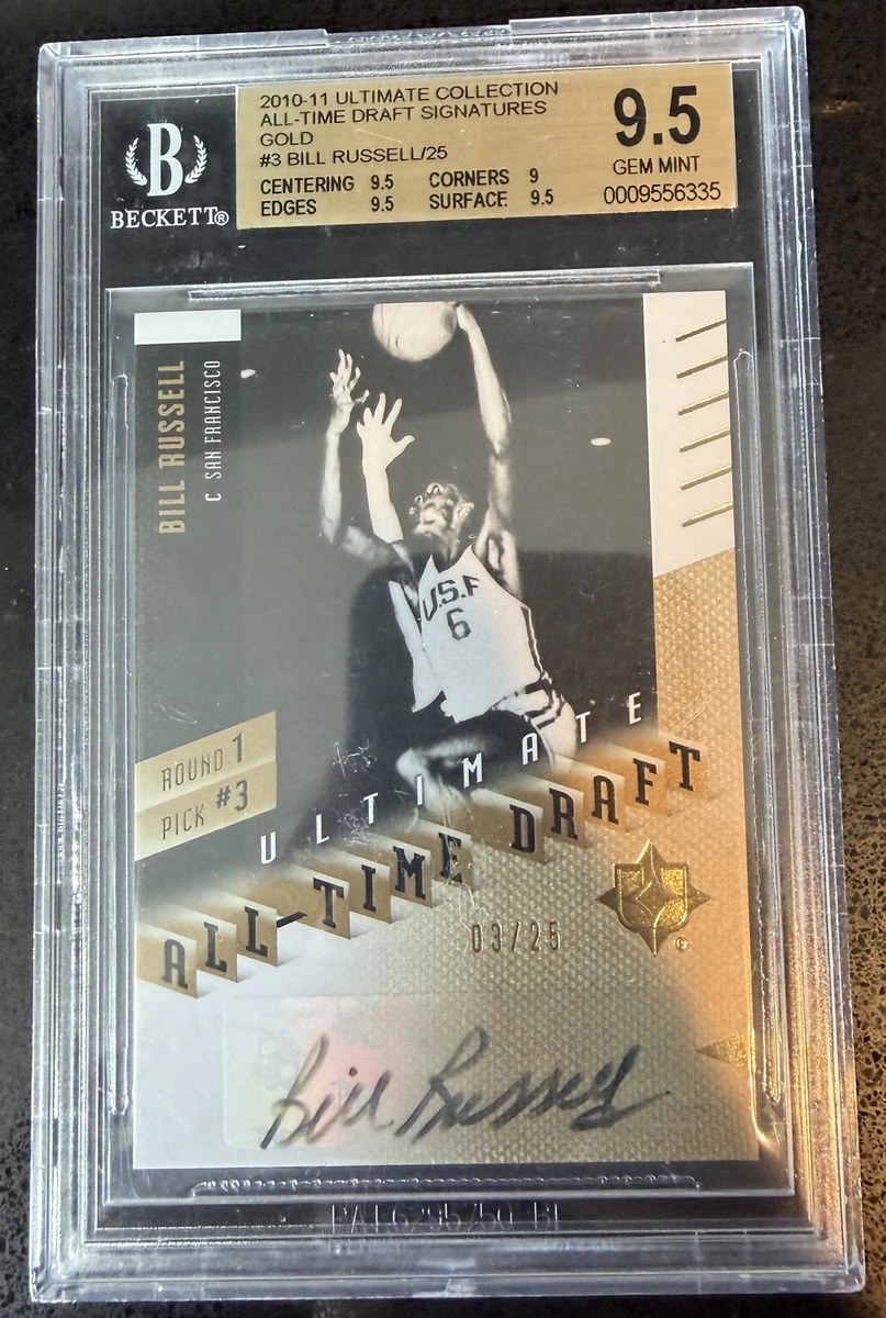 Bill Russell Autographed Basketball Trading Cards for sale | eBay