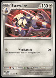 Escavalier 060/086 Uncommon Black Bolt