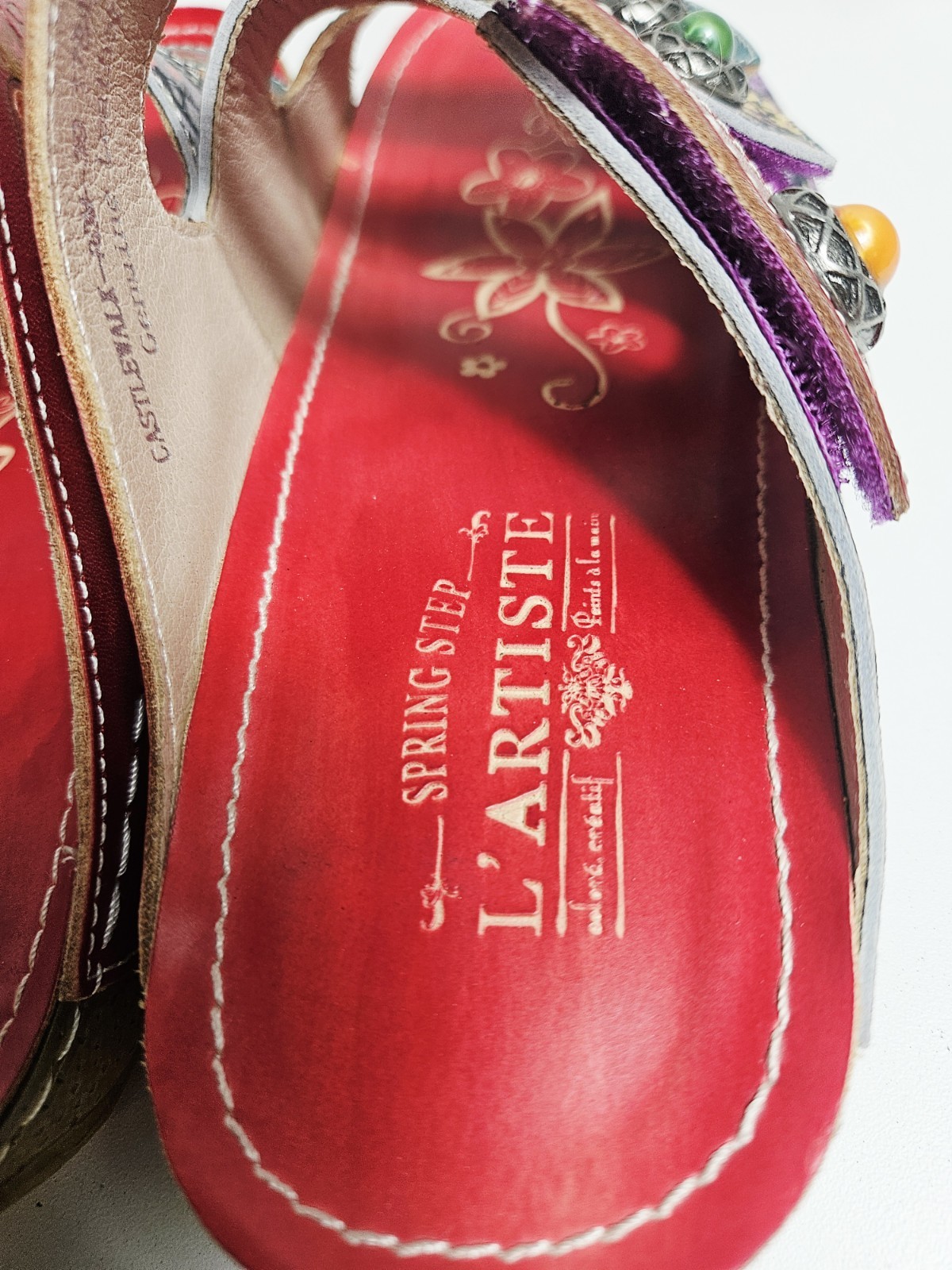 L'Artiste Spring Step CastleWalk Sandals Women size 39 US 8