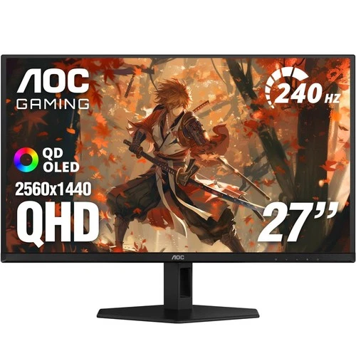 AOC Q27G4ZDR 27" Gaming Monitor 2K QHD 2560 x 1440 240 Hz Refresh Rate - product listing photo