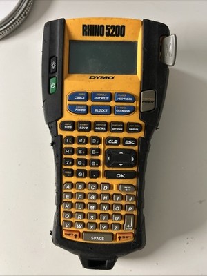 DYMO Rhino 5200 Industrial Label Maker - Black/Yellow (1755749)