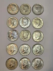 15x USA Silver Kennedy Half Dollars 1967-1969 40% Silver