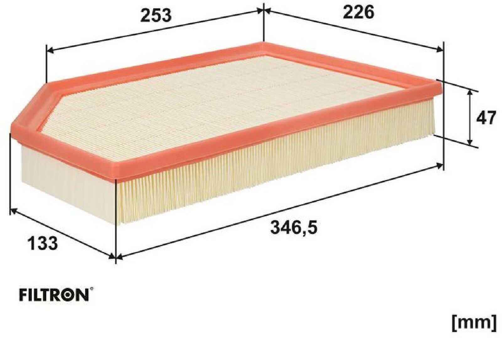 Für FILTRON AP 165/9 Air filter AP 165/9 Air filter (Cartridge) fits: VOLVO S60 - Bild 2
