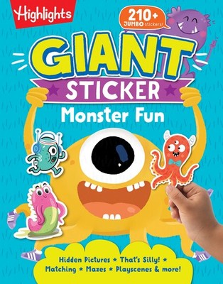 Giant Sticker Monster Fun (Giant Sticker Fun) [Paperback]