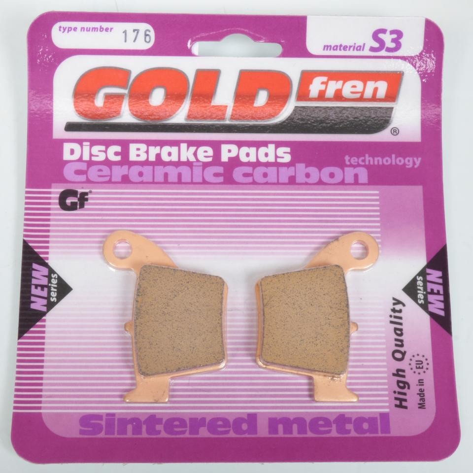 Plaquette de frein Gold Fren anti-fading arrière droit pour HM 125 CRE 2011