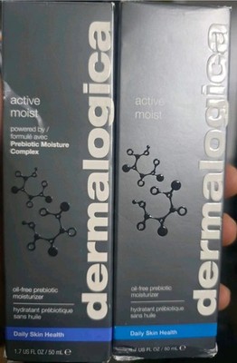 Dermalogica active moist moisturizer 1.7 X 2 = 3.4 oz / 100 ml 