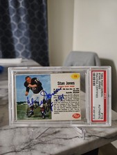 1962 Post Football Stan Jones #115 HOF autograph