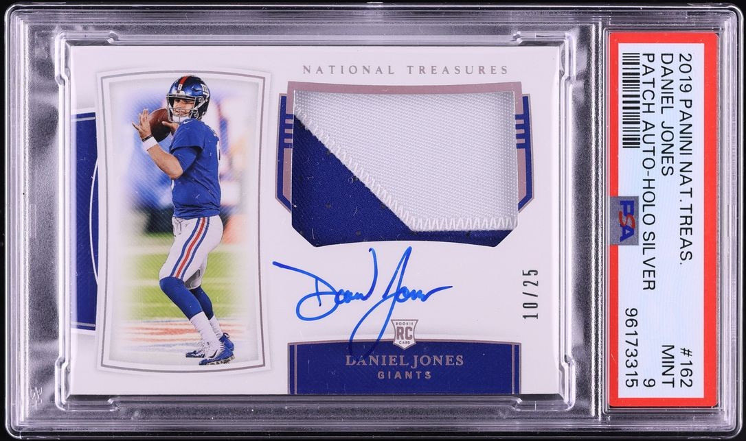 Daniel Jones National Treasures NFL カード 2019 Panini National Treasures - Rookie Patch Autographs Daniel