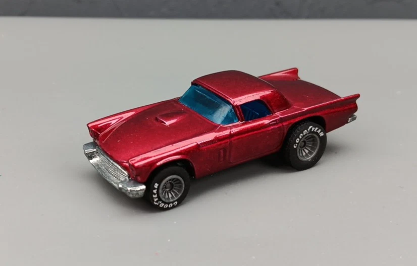 Hot Wheels Real Riders 57 T Bird In Vintage Manufacture Diecast