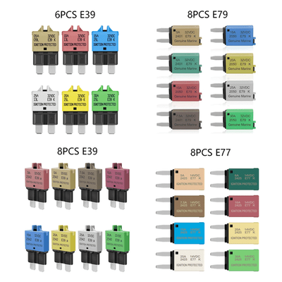 #ad 6 8 14 16PCS Car Circuit Breaker Blade Fuse Resettable Boat Marine Auto Tool $46.99