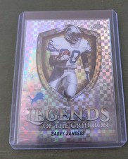 2025  Topps Chrome Barry Sanders Legends Of The Gridiron X Refractor #LOG-11