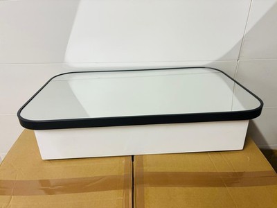 Nahtloser Badezimmer Spiegelschrank mattschwarz von WEST ELM UVP 404£ 