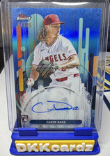 Topps Finest Blue Refractor Caden Dana #FA-CD Angels Rookie Auto /99 2025