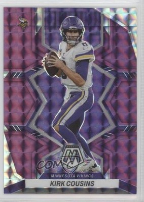 2022 Panini Mosaic Purple Mosaic Prizm 9/49 Kirk Cousins #127 0j8f