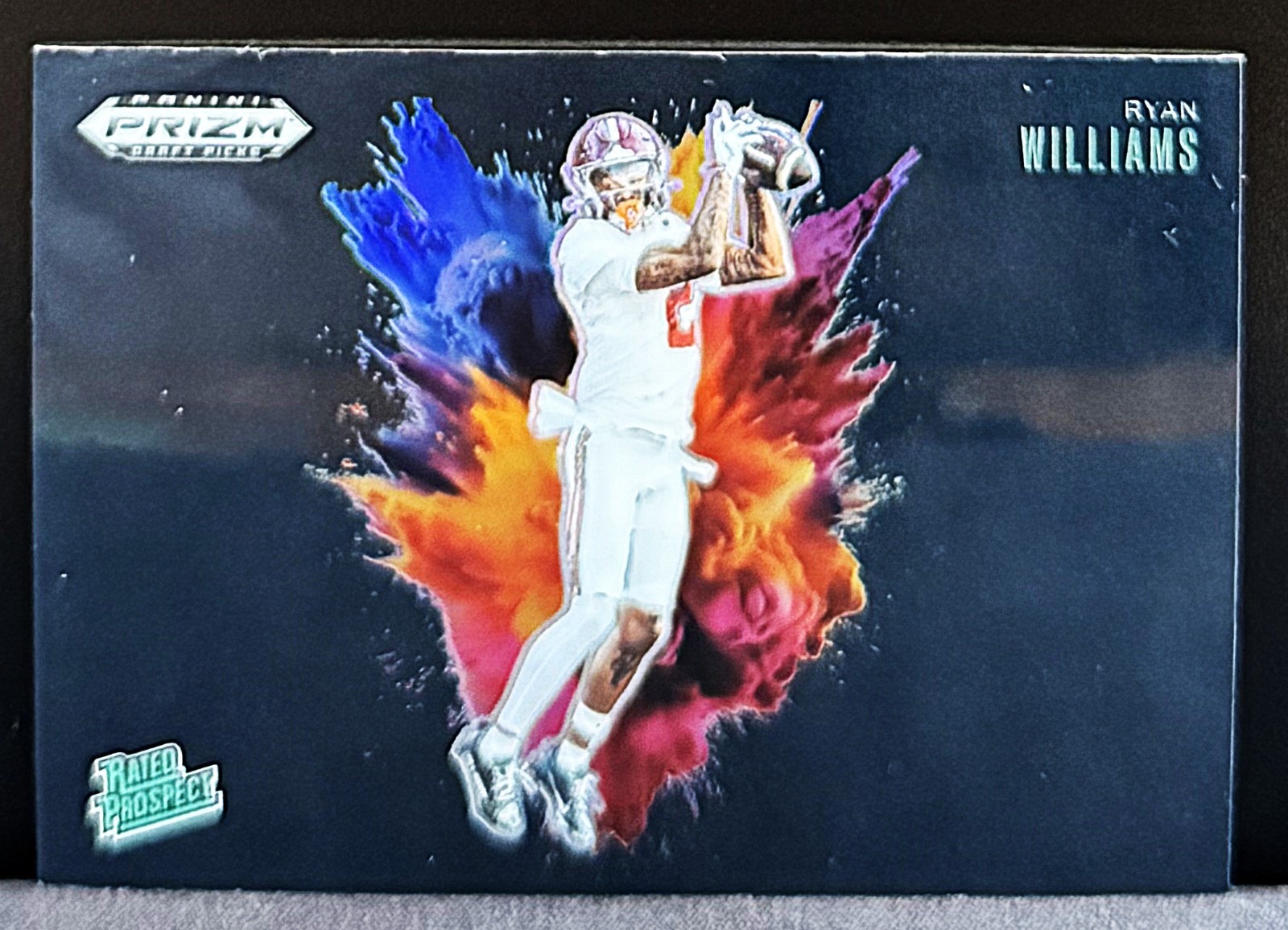 2025 Panini Prizm Draft Picks Ryan Williams #5 Color Blast SSP Alabama