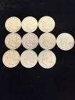 1949 1950 1952 1953 1954 Ben Franklin Half Dollars 90% Silver 10 Coin Lot