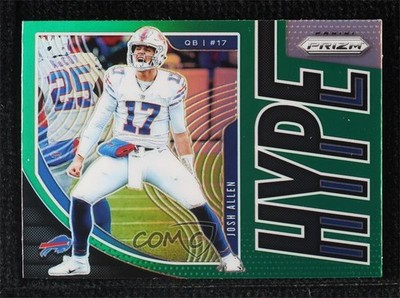 2019 Panini Prizm Hype Green Prizm Josh Allen #H-JA 0d44