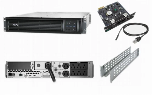 APC SMT2200RM2UNC Smart-UPS 2200VA 1980W 120V 2U Power Backup AP9631 SMT2200RM2U