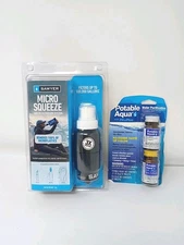 Sawyer Micro Squeeze Water Filter + Potable Aqua