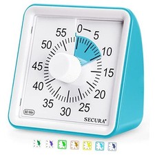60-Minute Visual Timer, Classroom Timer, Countdown Timer for Kids Blue Blue