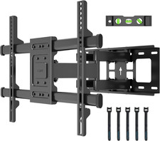 BONTEC TV Wall Bracket for 32-85 Inch LED LCD, Swivel Tilt TV Wall Mount Full Mo