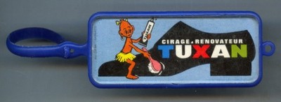 Vintage - Schlüsselanhänger: TUXAN Schuhwachs - 087